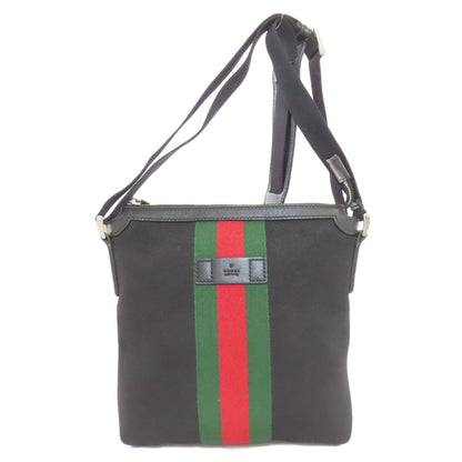 GUCCI グッチ 471454 シェリーライン ショルダーバッグ キャンバス レディース 中古