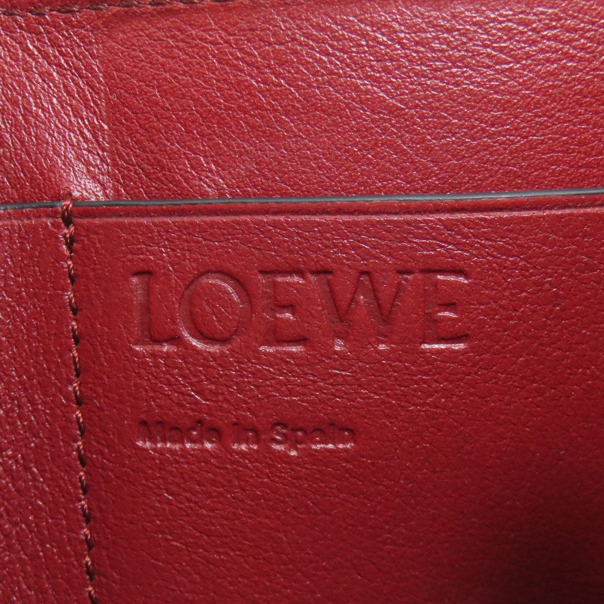 LOEWE ロエベ バーティカル ウォレット 二つ折り財布（小銭入れあり） レザー レディース 中古