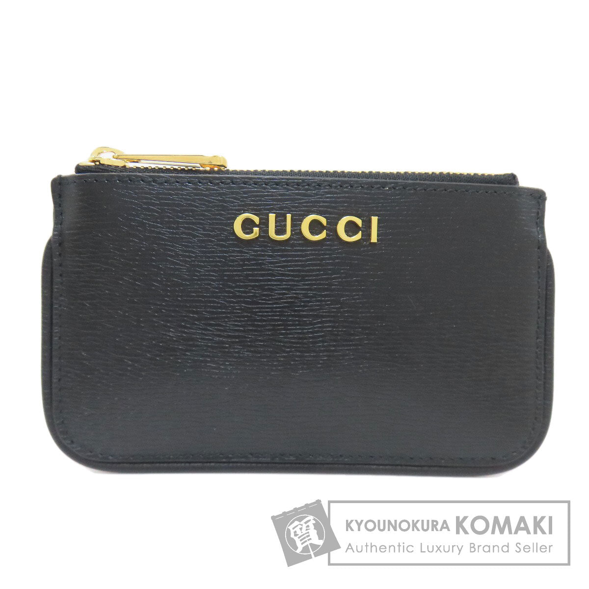 GUCCI グッチ 790102 スクリプト コインケース レザー レディース 中古