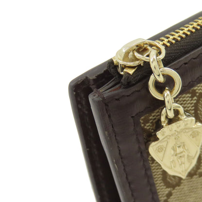 GUCCI グッチ 790036 GG柄 二つ折り財布（小銭入れあり） キャンバス レディース 中古