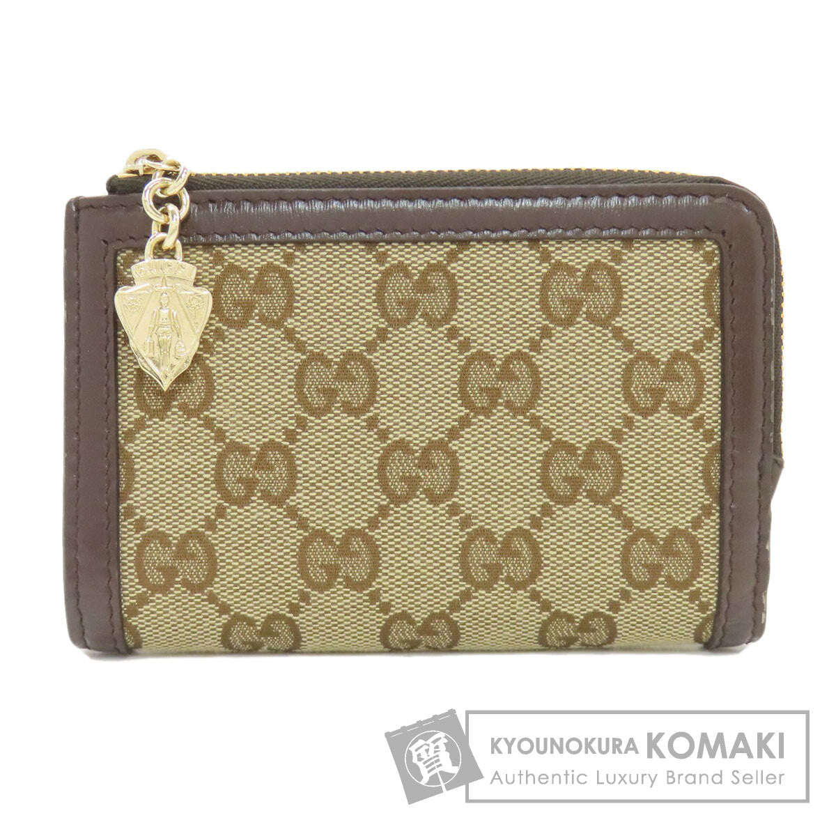 GUCCI グッチ 790036 GG柄 二つ折り財布（小銭入れあり） キャンバス レディース 中古