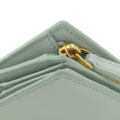 VALENTINO バレンティノ ロゴ 二つ折り財布（小銭入れあり） レザー レディース 中古