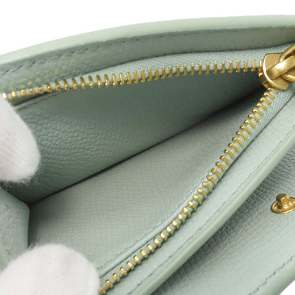 VALENTINO バレンティノ ロゴ 二つ折り財布（小銭入れあり） レザー レディース 中古