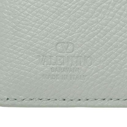 VALENTINO バレンティノ ロゴ 二つ折り財布（小銭入れあり） レザー レディース 中古