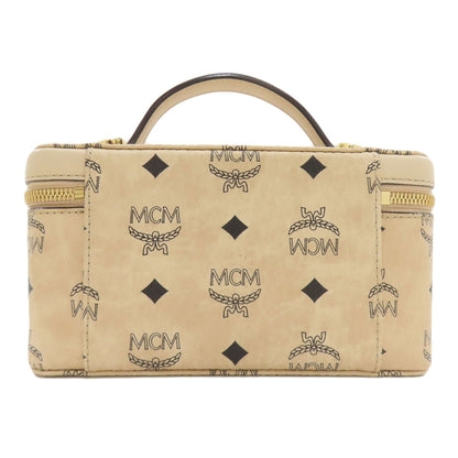 MCM エムシーエム バニティ 2WAY ハンドバッグ PVC レディース 中古