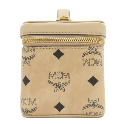 MCM エムシーエム バニティ 2WAY ハンドバッグ PVC レディース 中古