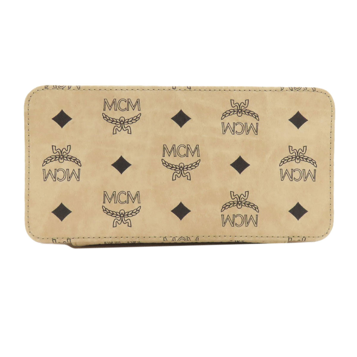 MCM エムシーエム バニティ 2WAY ハンドバッグ PVC レディース 中古