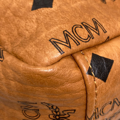 MCM エムシーエム カモフラージュ柄 トートバッグ レザー レディース 中古