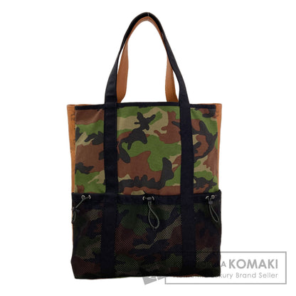 MCM エムシーエム カモフラージュ柄 トートバッグ レザー レディース 中古