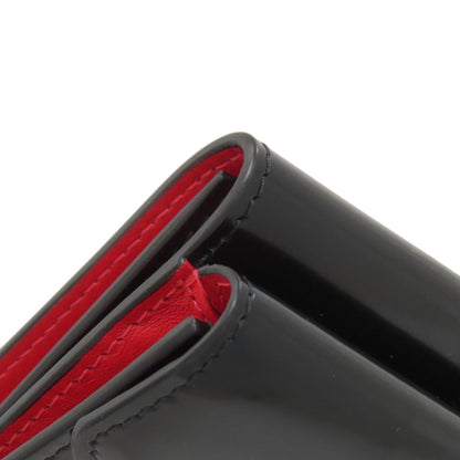 Christian Louboutin クリスチャンルブタン コンパクトウォレット 三つ折り財布 二つ折り財布（小銭入れあり） パテントレザー レディース 中古