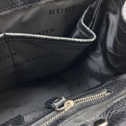 BURBERRY バーバリー バーバリーチェック ハンドバッグ ナイロン レディース 中古