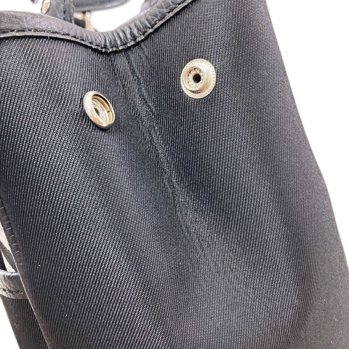 BURBERRY バーバリー バーバリーチェック ハンドバッグ ナイロン レディース 中古
