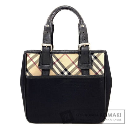 BURBERRY バーバリー バーバリーチェック ハンドバッグ ナイロン レディース 中古