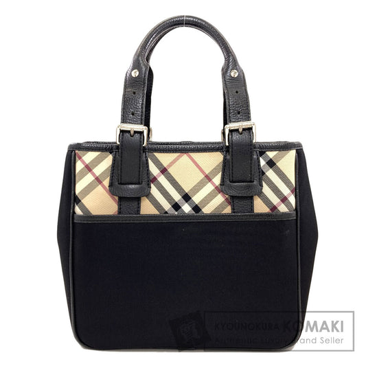 BURBERRY バーバリー バーバリーチェック ハンドバッグ ナイロン レディース 中古