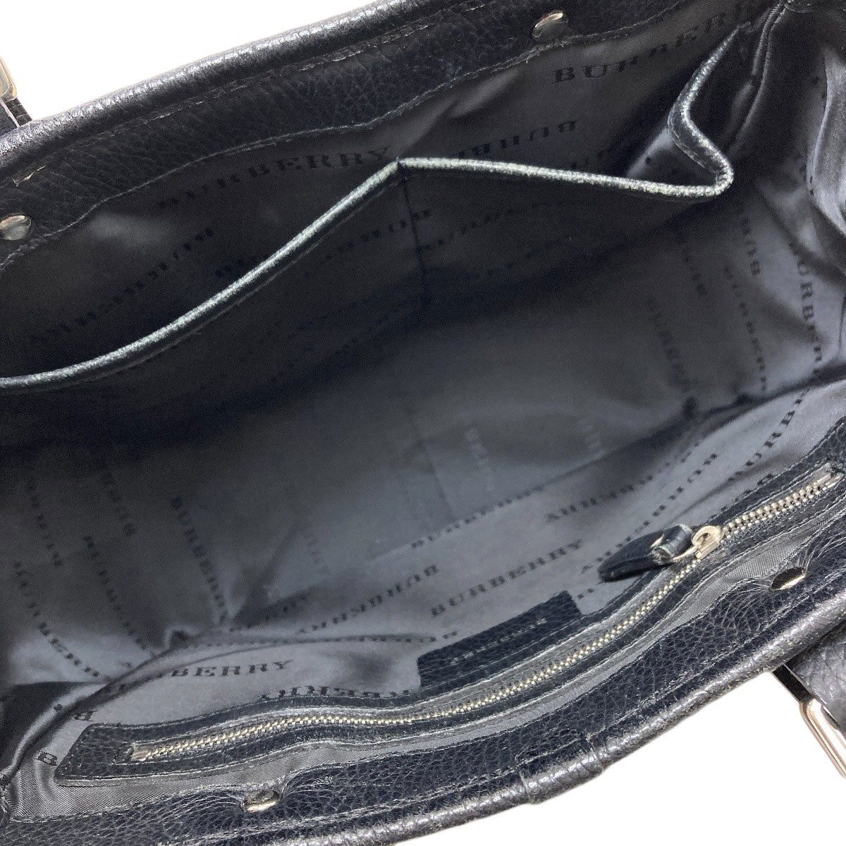 BURBERRY バーバリー バーバリーチェック ハンドバッグ ナイロン レディース 中古