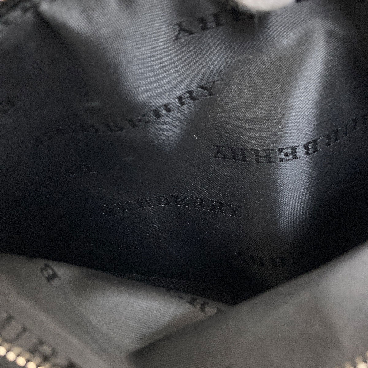 BURBERRY バーバリー バーバリーチェック ハンドバッグ ナイロン レディース 中古