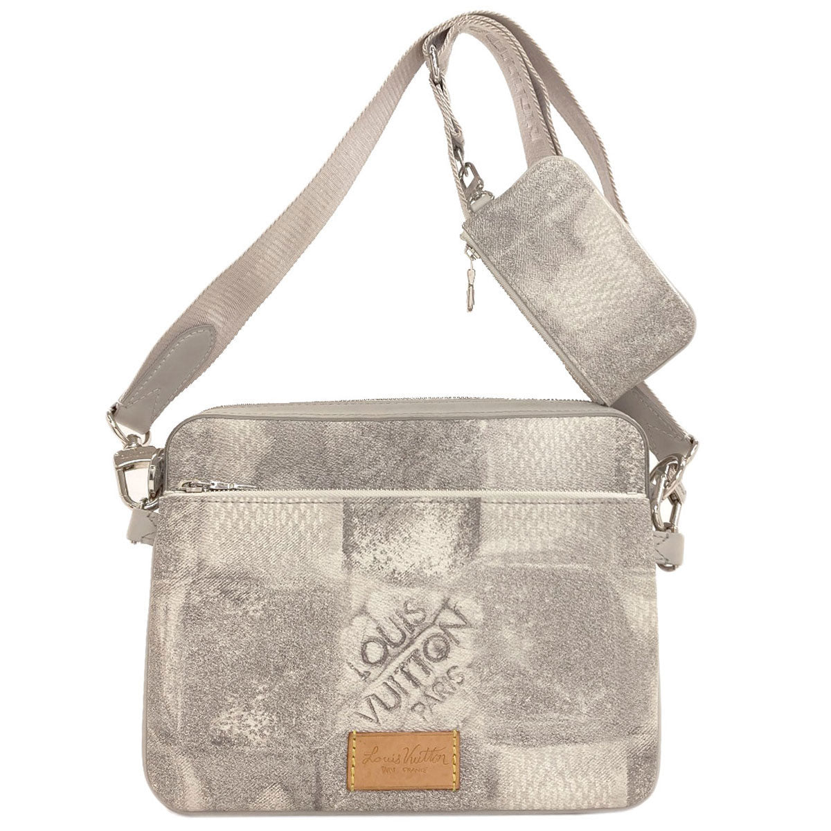 LOUIS VUITTON ルイヴィトン N50068 トリオメッセンジャー ショルダーバッグ ダミエソルト メンズ 中古