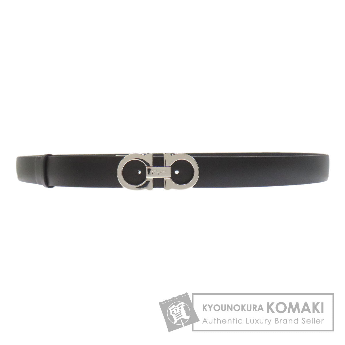 Salvatore Ferragamo サルヴァトーレフェラガモ ガンチーニ金具 ベルト レザー メンズ 中古