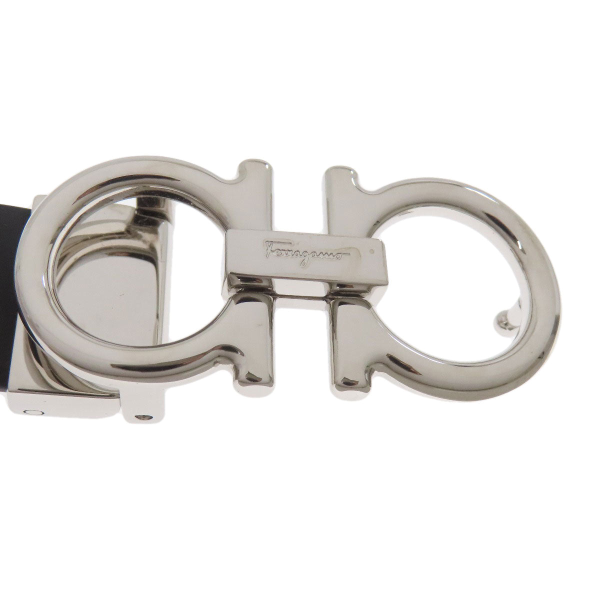 Salvatore Ferragamo サルヴァトーレフェラガモ ガンチーニ金具 ベルト レザー メンズ 中古