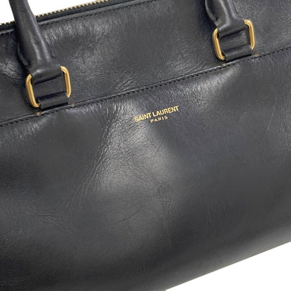 YVES SAINT LAURENT イヴ・サンローラン ベイビーダッフル 2WAY ハンドバッグ レザー レディース 中古