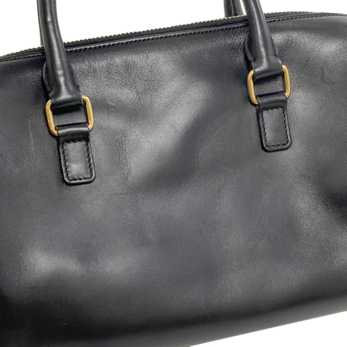 YVES SAINT LAURENT イヴ・サンローラン ベイビーダッフル 2WAY ハンドバッグ レザー レディース 中古