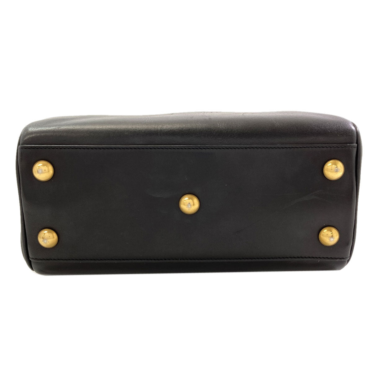 YVES SAINT LAURENT イヴ・サンローラン ベイビーダッフル 2WAY ハンドバッグ レザー レディース 中古