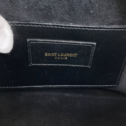 YVES SAINT LAURENT イヴ・サンローラン ベイビーダッフル 2WAY ハンドバッグ レザー レディース 中古