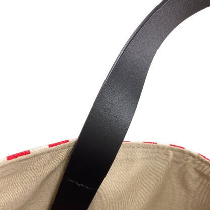 MARNI マルニ ストライプ 2WAY トートバッグ キャンバス レディース 中古