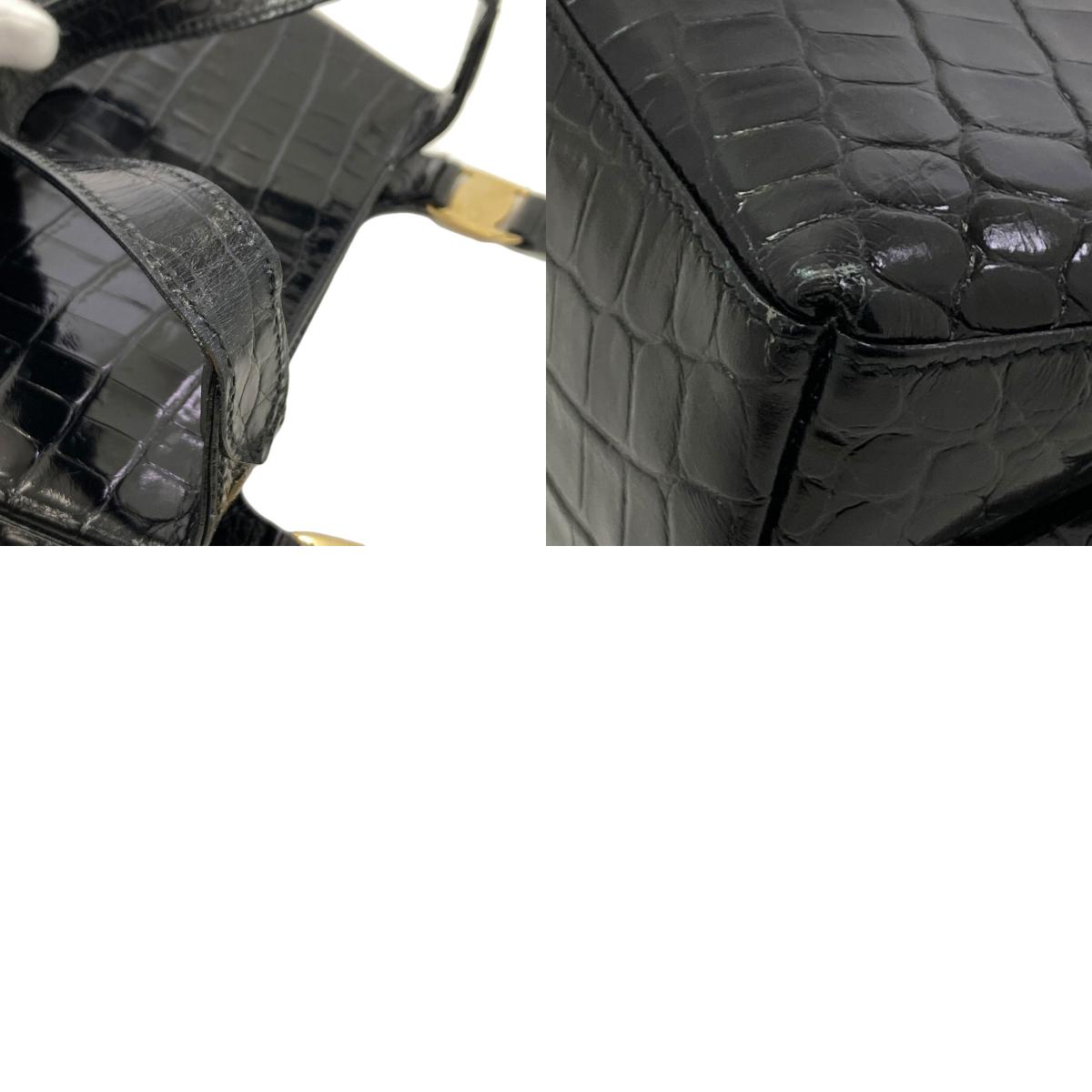 サルヴァトーレフェラガモ 型押し 2WAY ハンドバッグ 中古 商品画像20