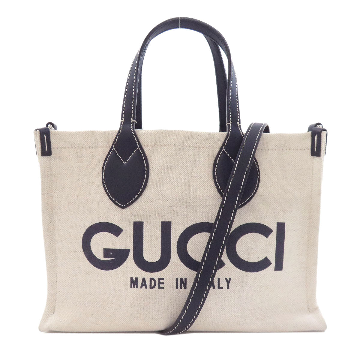 GUCCI グッチ 772144 日本限定 GUCCI プリント ミニ 2WAY ハンドバッグ キャンバス レディース 中古