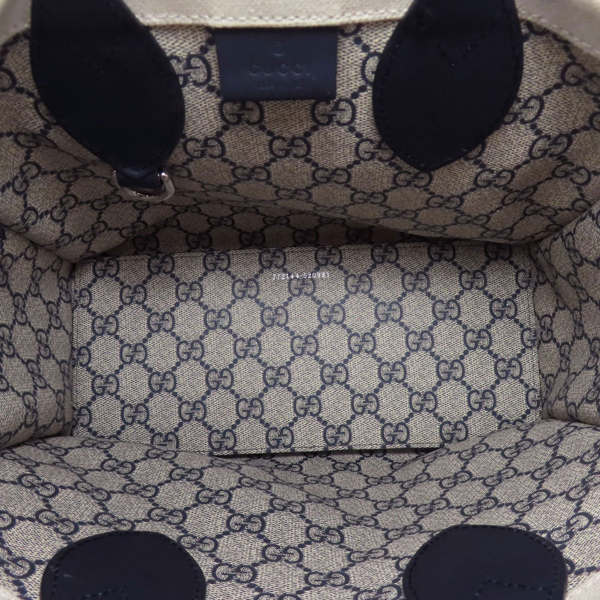GUCCI グッチ 772144 日本限定 GUCCI プリント ミニ 2WAY ハンドバッグ キャンバス レディース 中古