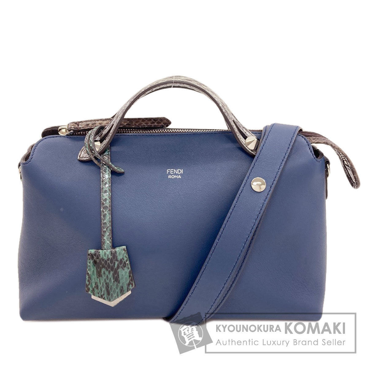 FENDI フェンディ バイザウェイ ミディアム 2WAY ハンドバッグ カーフ レディース 中古