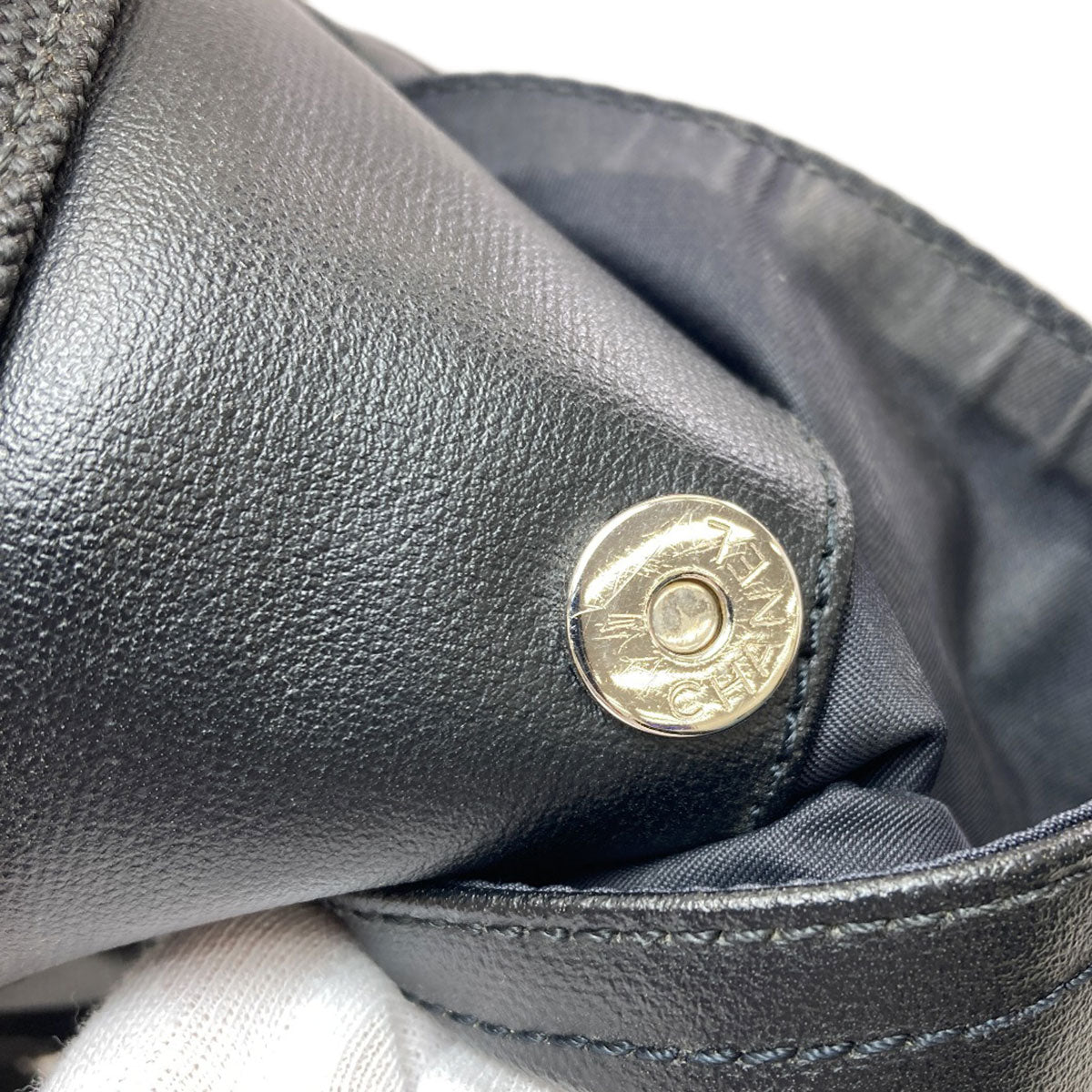 CHANEL シャネル パリビアリッツGM シルバー金具 トートバッグ カーフ レディース 中古