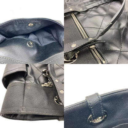 CHANEL シャネル パリビアリッツGM シルバー金具 トートバッグ カーフ レディース 中古