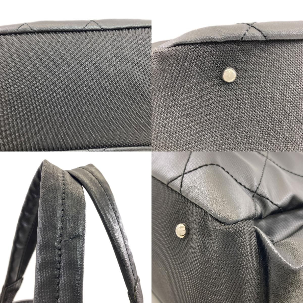 CHANEL シャネル パリビアリッツGM シルバー金具 トートバッグ カーフ レディース 中古