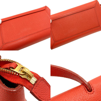 CELINE セリーヌ ナノ ベルトバッグ 2WAY ハンドバッグ カーフ レディース 中古