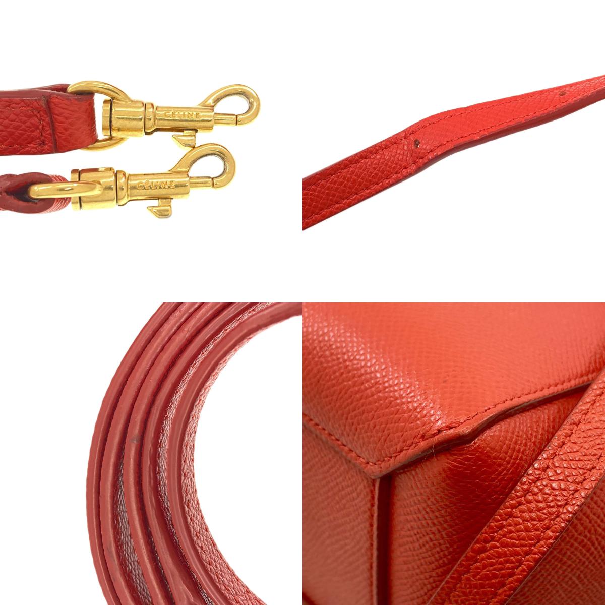 CELINE セリーヌ ナノ ベルトバッグ 2WAY ハンドバッグ カーフ レディース 中古