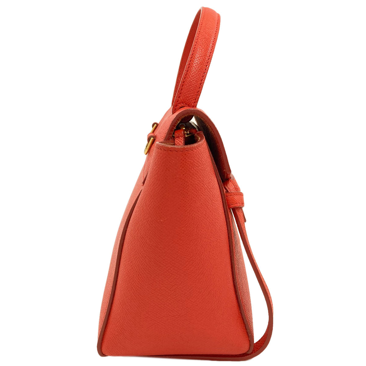 CELINE セリーヌ ナノ ベルトバッグ 2WAY ハンドバッグ カーフ レディース 中古