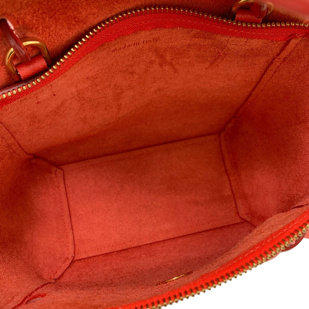CELINE セリーヌ ナノ ベルトバッグ 2WAY ハンドバッグ カーフ レディース 中古