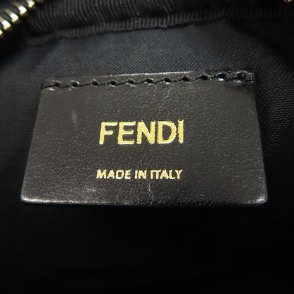 FENDI フェンディ カリグラフィ スタッズ ショルダーバッグ レザー レディース 中古