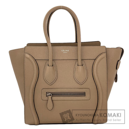 CELINE セリーヌ ラゲージマイクロ ハンドバッグ カーフ レディース 中古