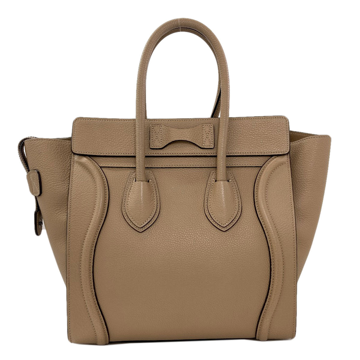 CELINE セリーヌ ラゲージマイクロ ハンドバッグ カーフ レディース 中古