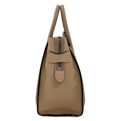 CELINE セリーヌ ラゲージマイクロ ハンドバッグ カーフ レディース 中古