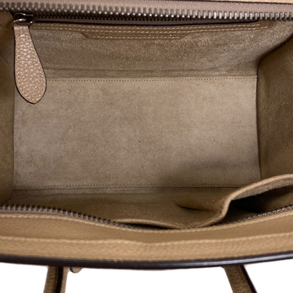 CELINE セリーヌ ラゲージマイクロ ハンドバッグ カーフ レディース 中古
