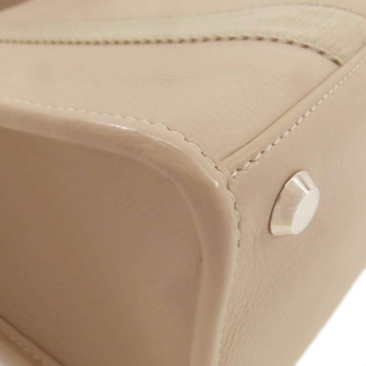 BALENCIAGA バレンシアガ 671402 ハードウェア 2WAY ハンドバッグ カーフ レディース 中古