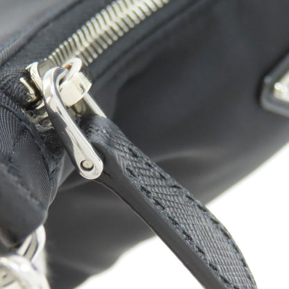 PRADA プラダ ロゴ金具 2WAY ハンドバッグ ナイロン レディース 中古
