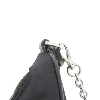 PRADA プラダ ロゴ金具 2WAY ハンドバッグ ナイロン レディース 中古