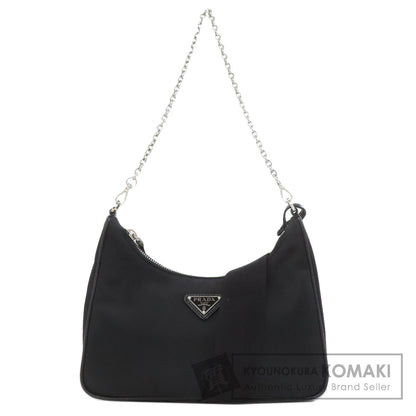 PRADA プラダ ロゴ金具 2WAY ハンドバッグ ナイロン レディース 中古