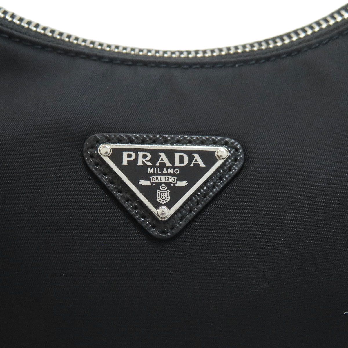 PRADA プラダ ロゴ金具 2WAY ハンドバッグ ナイロン レディース 中古