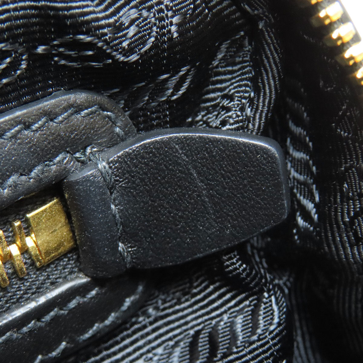 PRADA プラダ 1BH089 フィオッコ ショルダーバッグ キャンバス レディース 中古